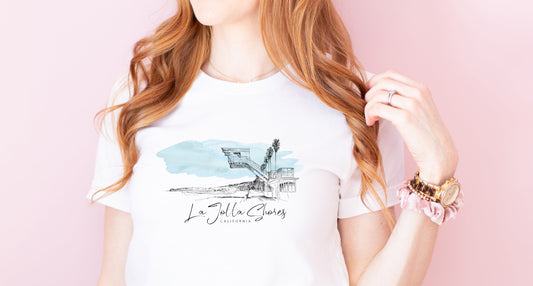 La Jolla Shores Wearable Art T-Shirt