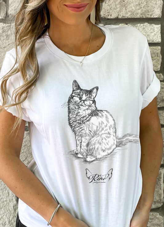 DaCart Philosophy Rene Cat T-shirt