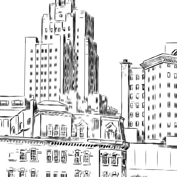 Providence Skyline Christmas Cards, Rhode Island, Holiday Cards, Xmas Cards, Holiday Party Invitations (Set of 25)