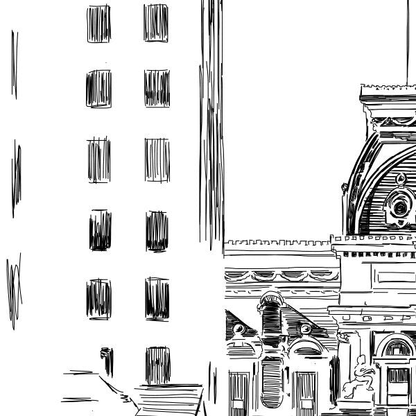 Philadelphia City Hall Alternative Guest Book, Wedding Skyline, Guestbook, Wedding Guestbook, Philadelphia, PA, Philadelphia Skyline