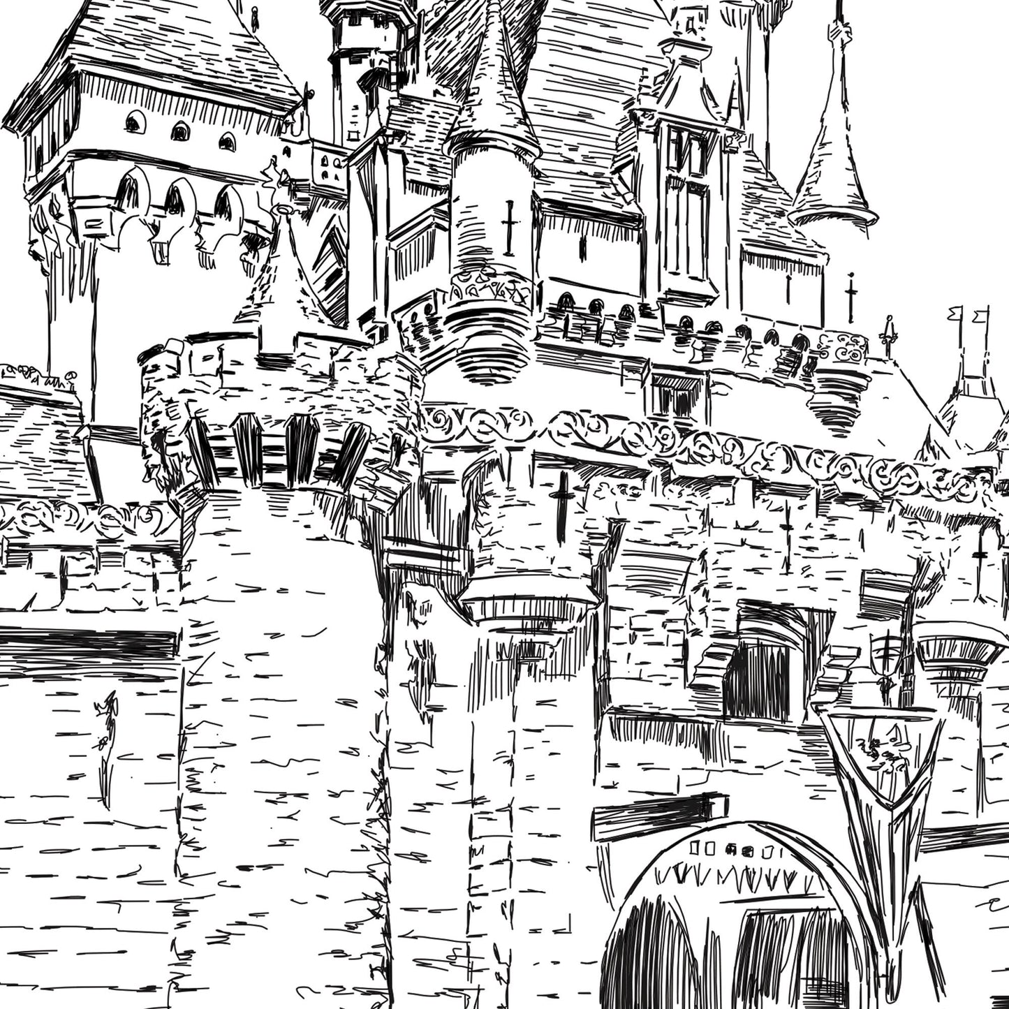 Disneyland Save the Dates, Sleeping Beauty Castle, STD, Fairytale Wedding, Castle, California Save the Date Cards (set of 25 cards)