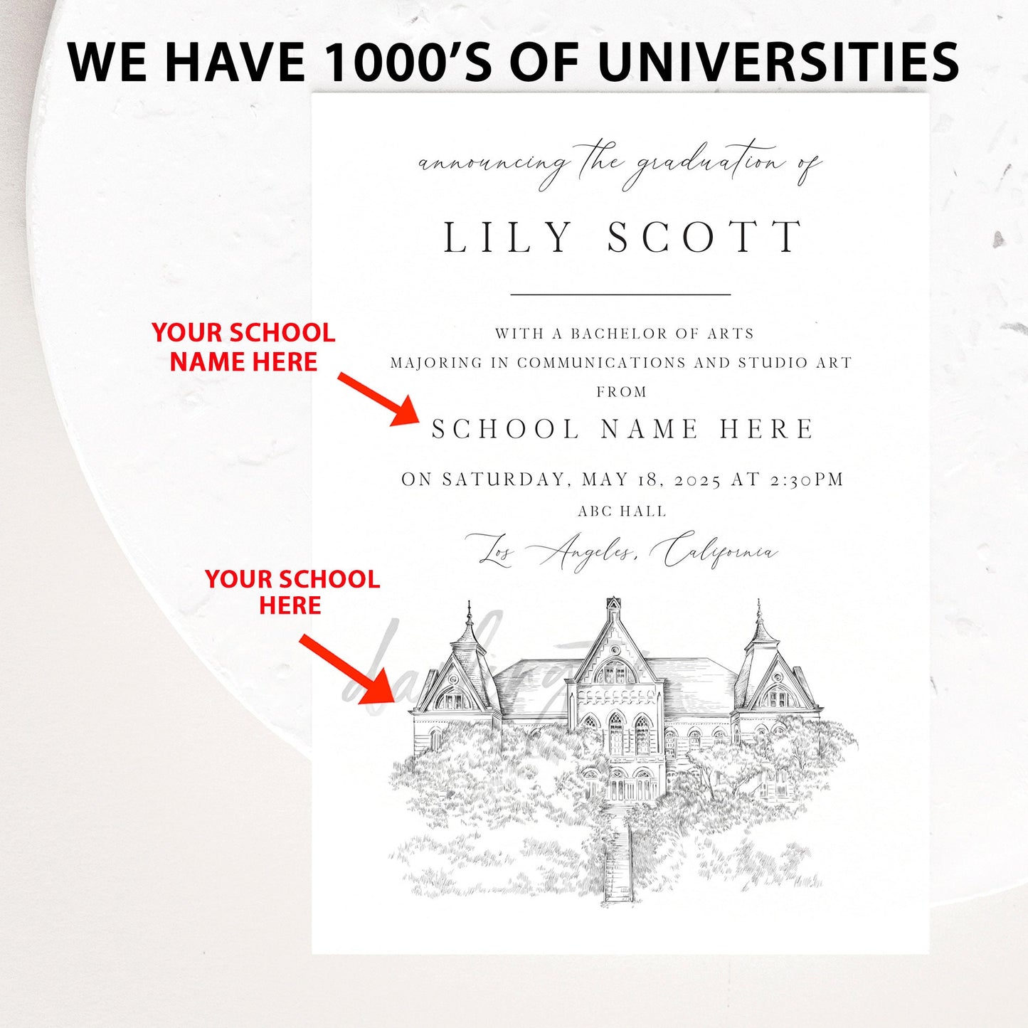 University Graduation Announcements of Missouri Schools, Colleges, High Schools, MO, Grad, Graduation, Grads, Univ