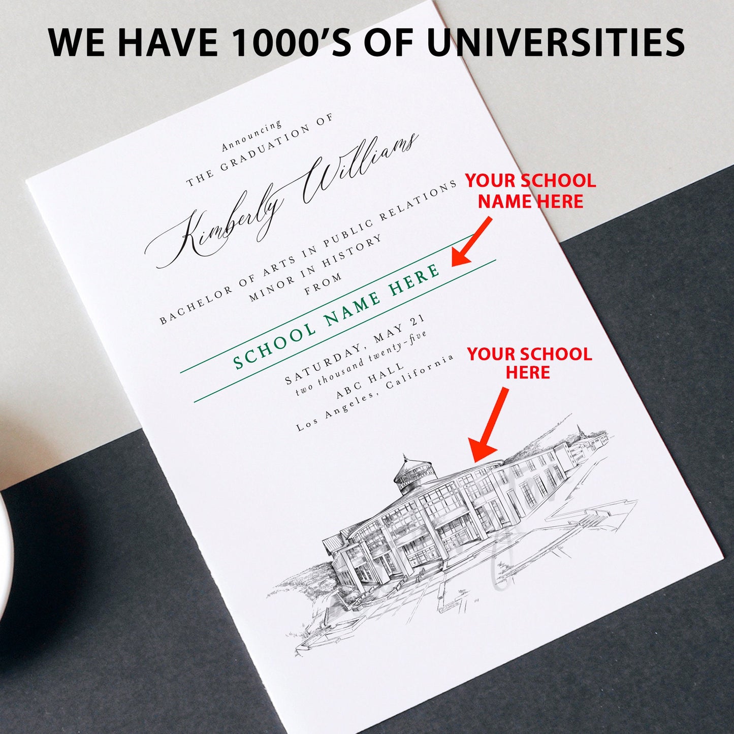 University Graduation Announcements of Oregon Schools, Colleges, High Schools, Grad, OR, Eugene, Graduation, Grads, Univ