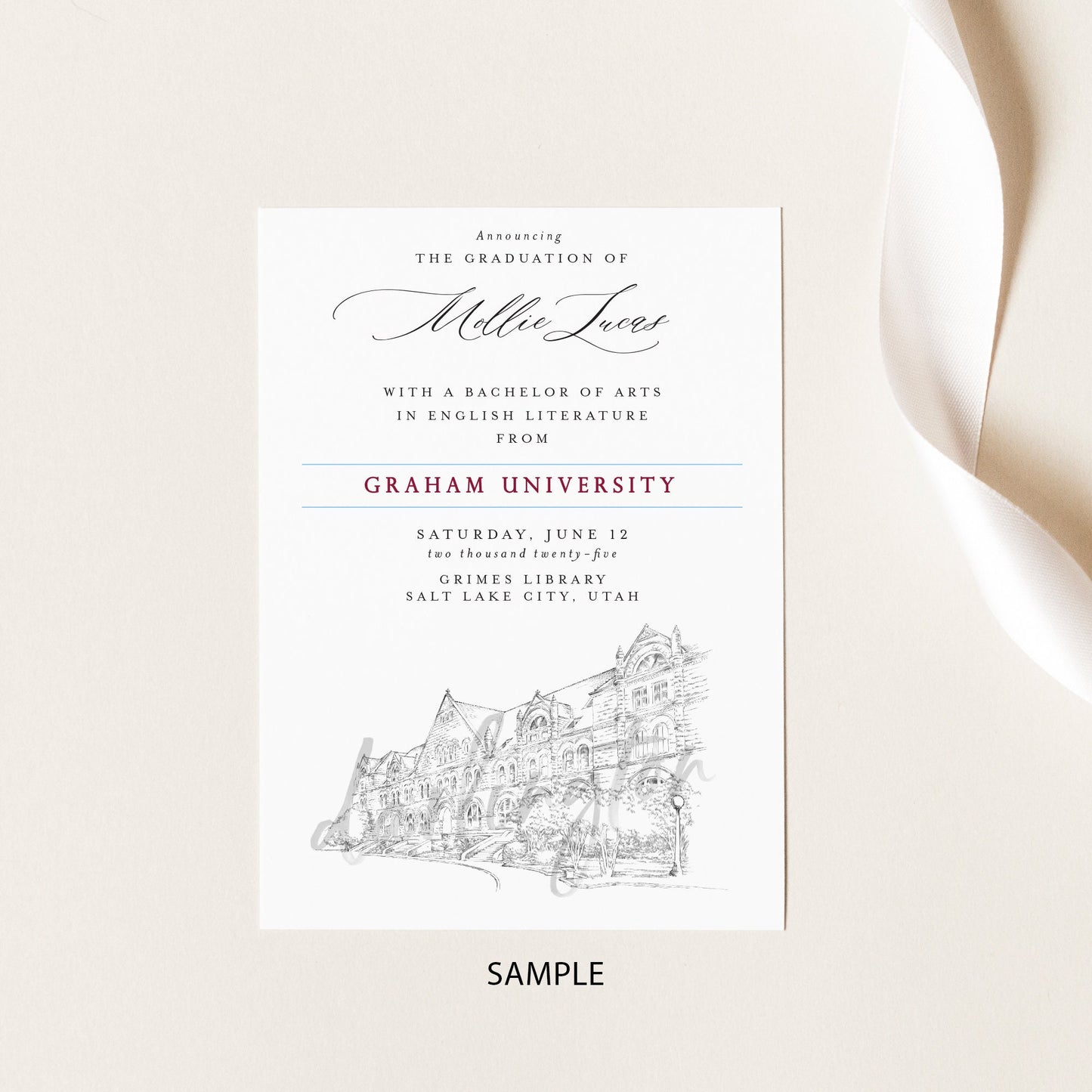 University Graduation Announcements for Kentucky Schools, Colleges, High Schools, KY Graduation, Grads, Univ