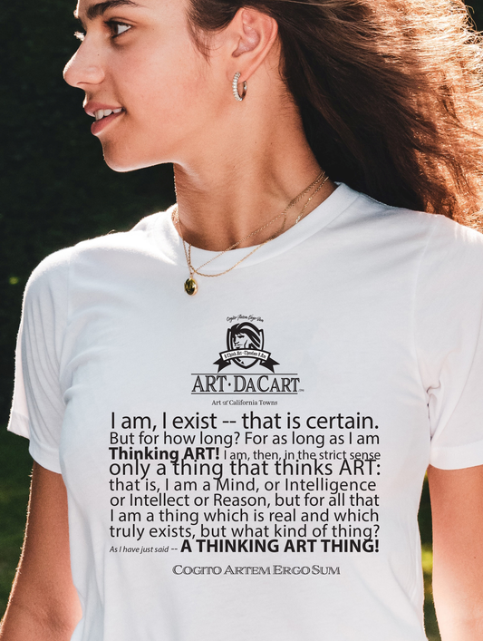 ArtDaCart Merch I am, I exist T-Shirt