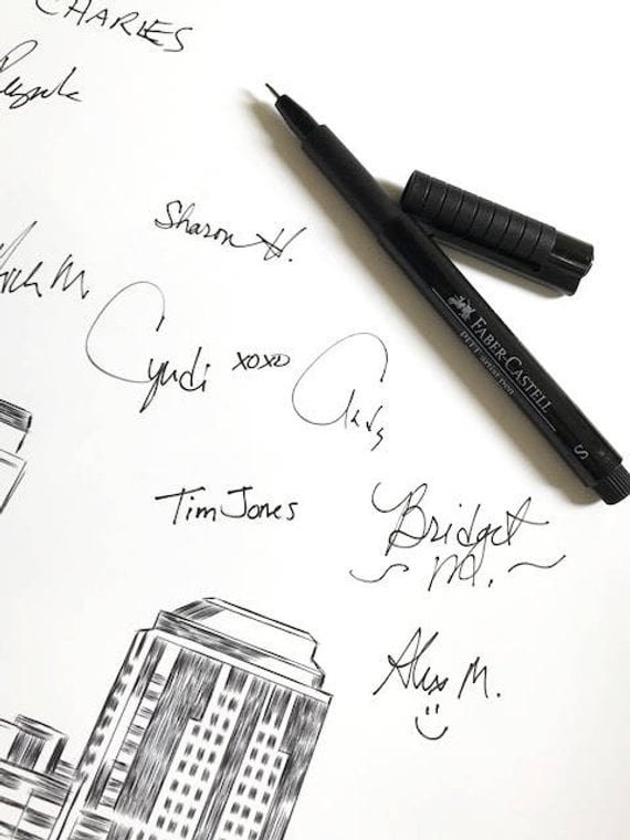 St. Louis Wedding, Alternative Guest Book, Wedding Skyline, Guestbook, Wedding Guestbook, Party Supplies and Decor, Saint Louis