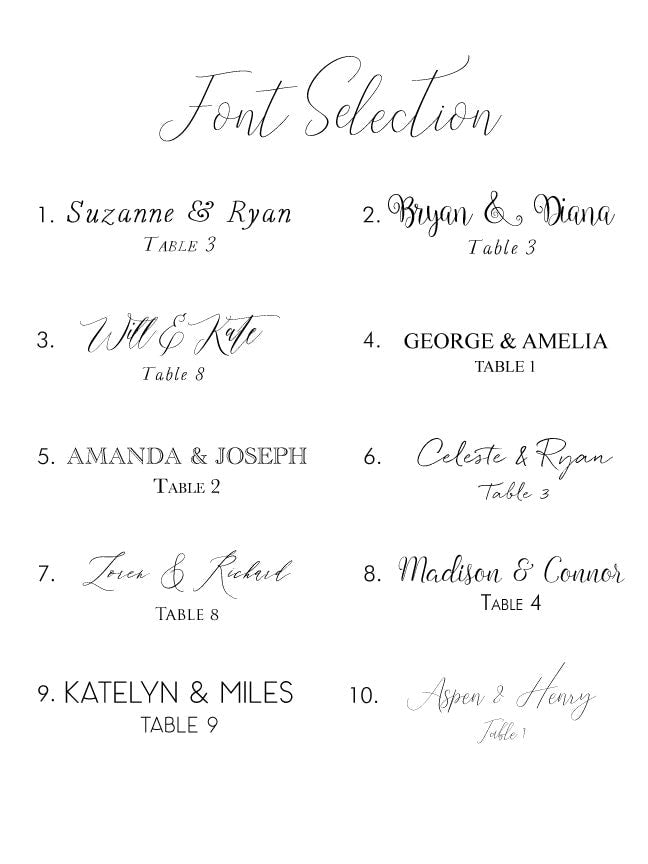 Trolley Car Place Cards Personalized with Guests Names, Placecards, custom with each guests name printed (Sold in sets of 25 Cards)