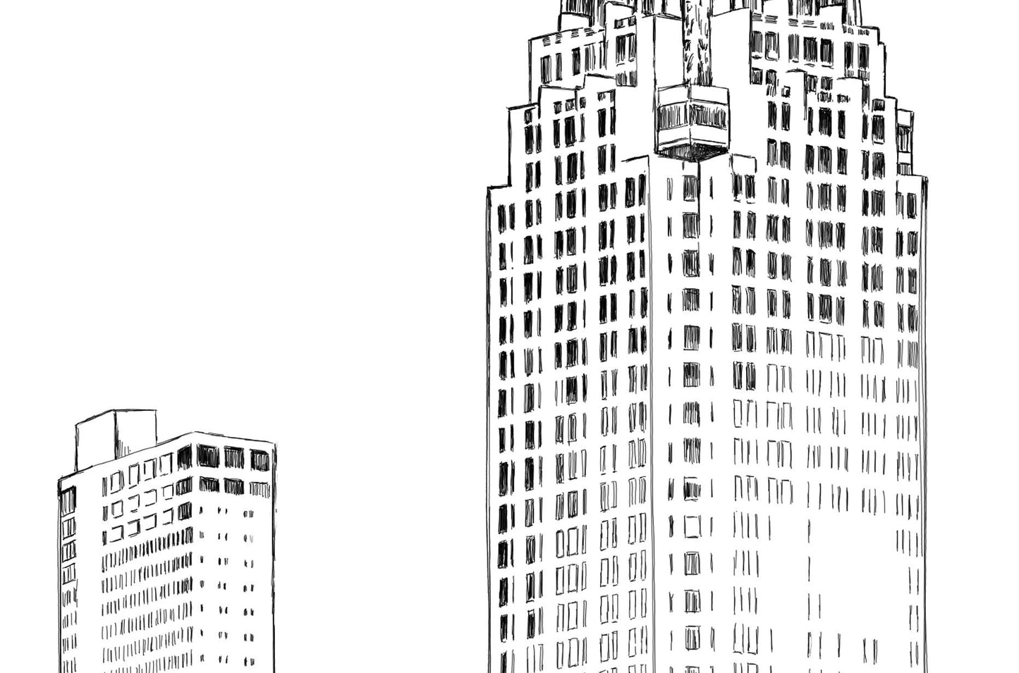 NEW 2024 Chicago Skyline Save the Date Cards, Wedding Save the Dates, STD, St Regis Hotel, Weddings (set of 25 cards and envelopes)