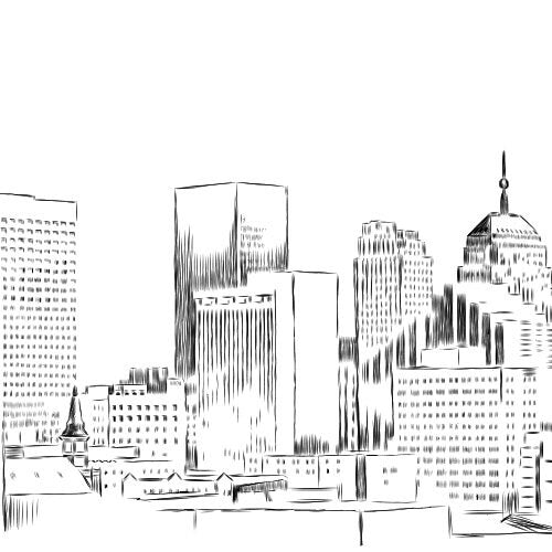 Oklahoma City Skyline Save the Dates, OK, STD, Oklahoma Wedding, Save the Date Cards, Save the Date, Virginia Wedding (set of 25 cards)