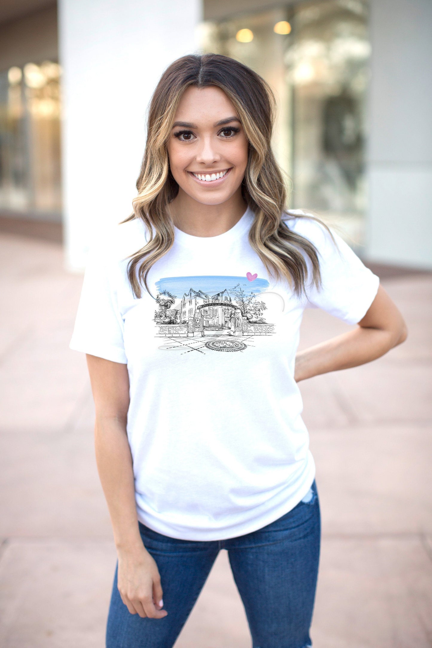 University of Florida, Wearable Fine Art Shirt, ufl, Hand Drawn, T-Shirt, Alumni, Gift, Christmas Gift, Graduation, Gifts under 25