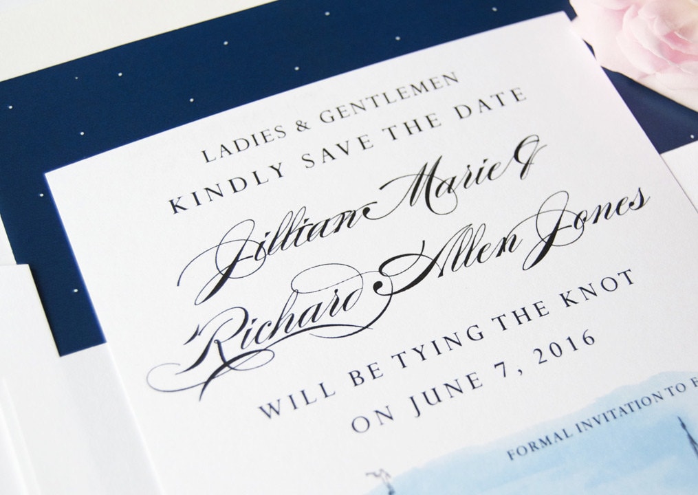 San Diego Mormon Temple LDS Save the Date Cards (set of 25 cards)