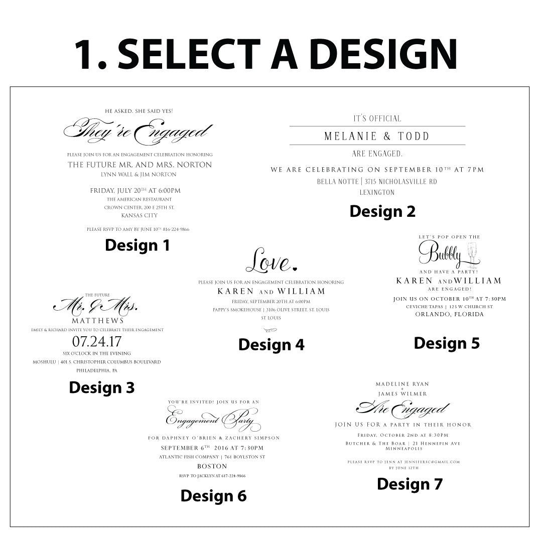 St. Louis Skyline Engagement Party Invitations, St. Louis Engagement Announcements You Design it! (set of 25 cards)